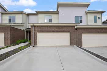 Attached garages available*
